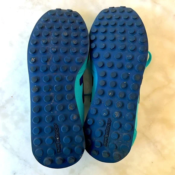 New Balance 410 Floral Blue Sneakers Lace Up Tennis Shoes size 8 - Picture 5 of 5